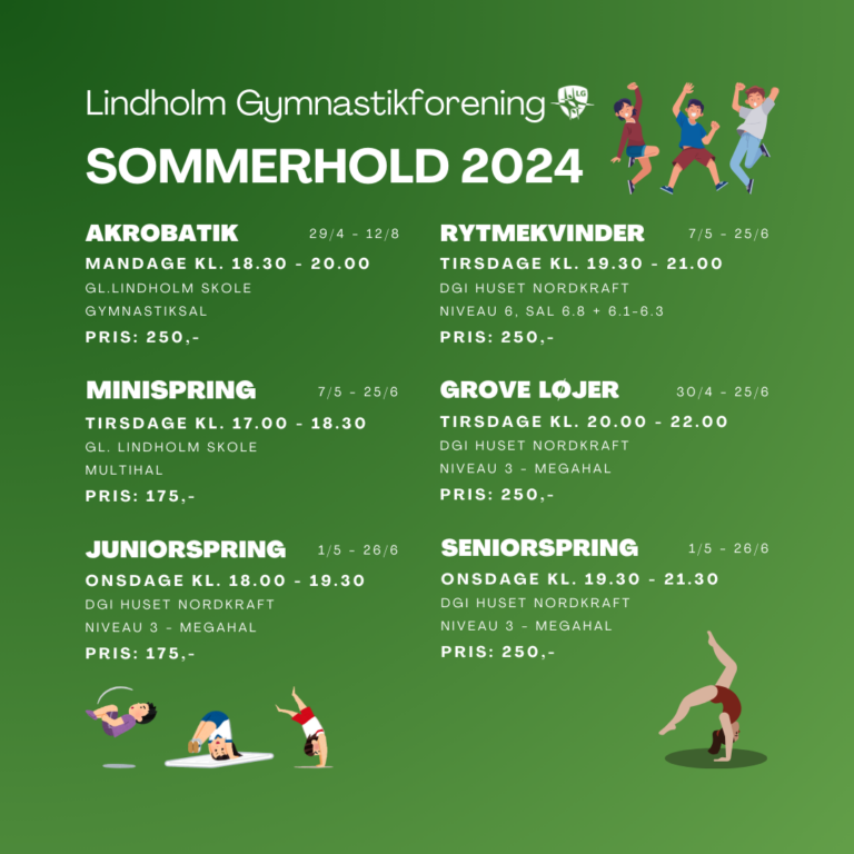 NYHED – SOMMERHOLD 2024 ☀️