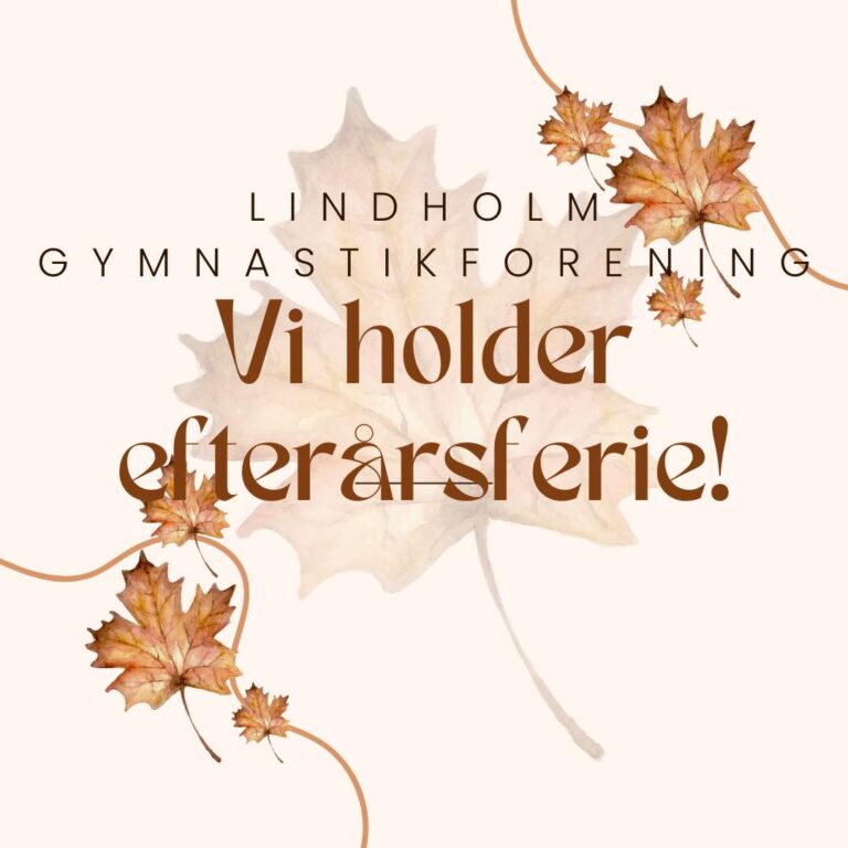 Efterårsferie i uge 42