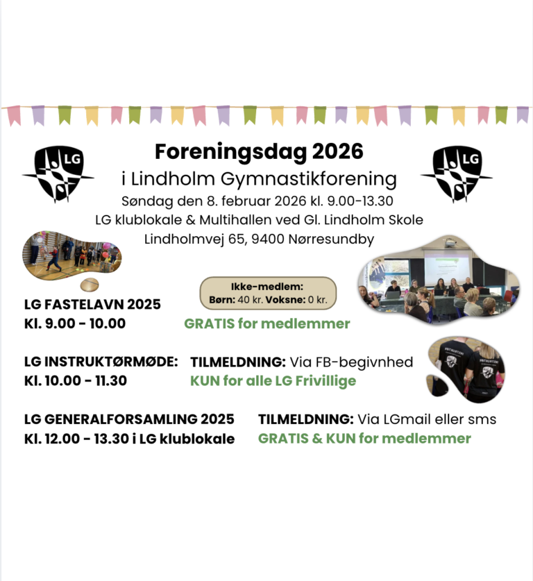 Kom til LG Foreningsdag 2026 !