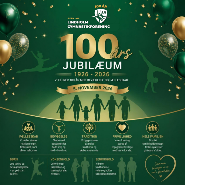 VI FYLDER 100 ÅR !  ✨ 💚